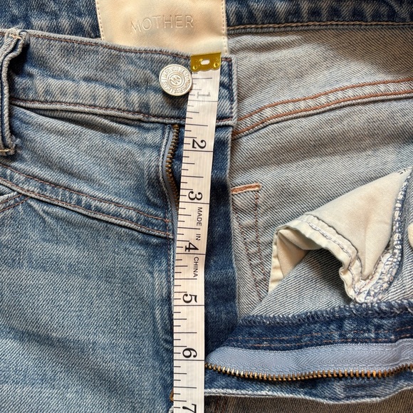 Mother Superior The Dazzler Yoke Front Ankle Jeans Size 26 Light Wash - Picture 8 of 13